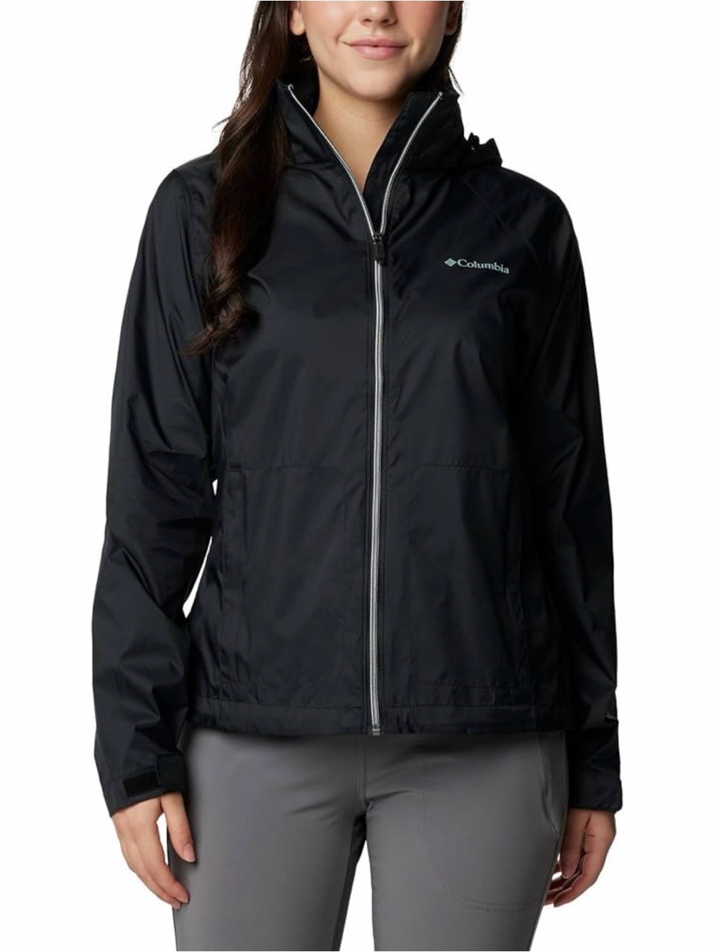 Columbia Switchback Jacket Windbreaker Black Sz. S